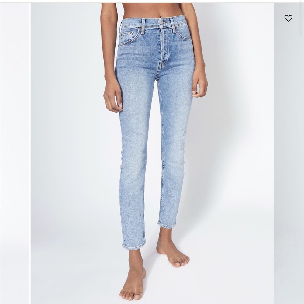 Re/Done High Rise Ankle Crop